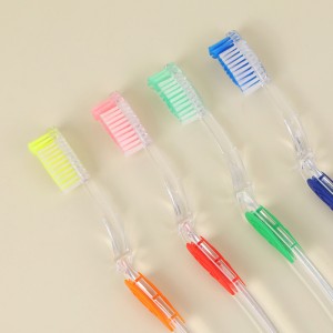 Modern Handle Eco Rubber Plastic Custom Manual Toothbrush