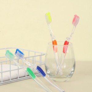 Modern Handle Eco Rubber Plastic Custom Manual Toothbrush