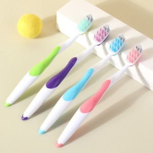 Family Home Using Soft Bristles Manual Toothbrush