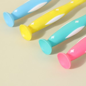 Silicone Handle Non-slip Kids Toothbrush