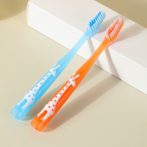 Good quality China New Good Selling Cartoon Kids Toothbrush a Toothbrush Handle Fits The Shape of Hand