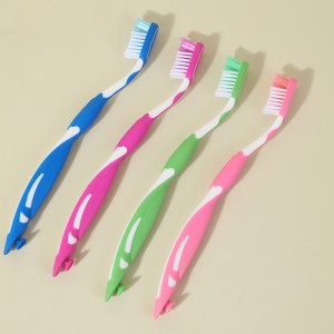 4 Pack Tongue Cleaner&Cup Polishing Family Pack Toothbrush