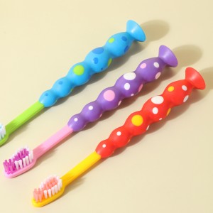 Soft Bristles Suction Cup Kids Toothbrush