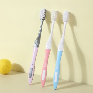 Fresh Breath Antibacterial Nylon Bristles Adult Toothbrush