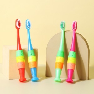 Silicone Handle Non-Slip Kids Toothbrush