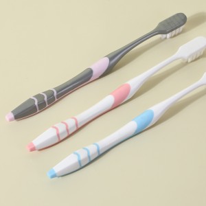 Fresh Breath Antibacterial Nylon Bristles Adult Toothbrush