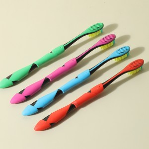 Soft Nylon Bristles Toothbrush Of 4 Family Use