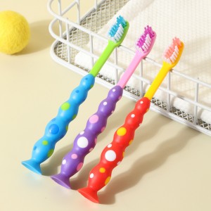 Soft Bristles Suction Cup Kids Toothbrush