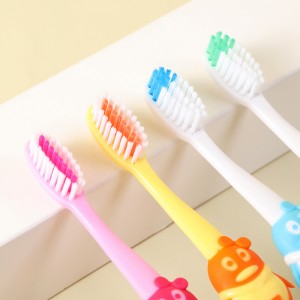 Oral Care Product Silicone Handle Non-Slip Kids  Toothbrush