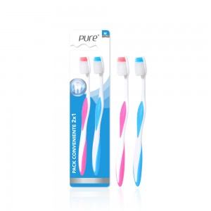 Soft Bristle Toothbrush Fading Color brishtle OEM Toothbrush