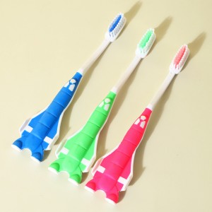 Oral Care Product Silicone Handle Non-Slip Kids  Toothbrush