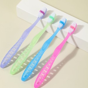 4 Pcs Candy Color Family Toothbrush