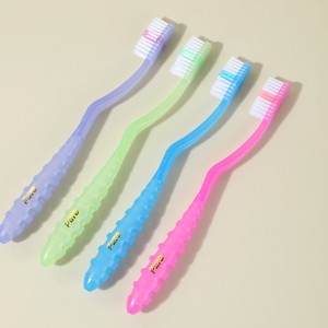 4 Pcs Candy Color Family Toothbrush