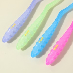 4 Pcs Candy Color Family Toothbrush