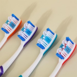 Manual Toothbrush Color Fading Soft Bristles