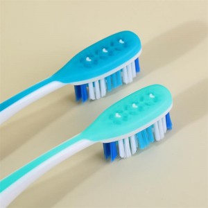 Manual Toothbrush Color Fading Soft Bristles