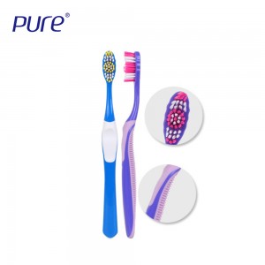 Adult Toothbrush With Ergonomic Design Handle