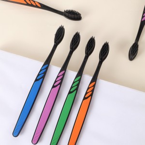 Charcoal Toothbrush Cheap Family Home Using Manual Toothbrush