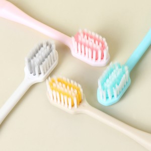 Wheat Straw Toothbrush Family Home Using Manual Recyclable Toothbrush