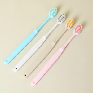 Wheat Straw Toothbrush Family Home Using Manual Recyclable Toothbrush