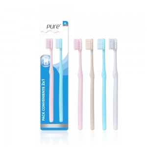 Wheat Straw Toothbrush Family Home Using Manual Recyclable Toothbrush