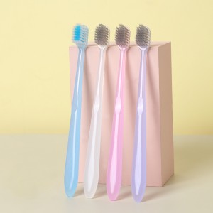 4pcs Candy Color Family Toothbrush Adult Toothbrush