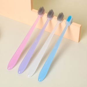 4pcs Candy Color Family Toothbrush Adult Toothbrush