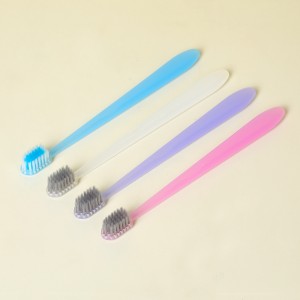 4pcs Candy Color Family Toothbrush Adult Toothbrush